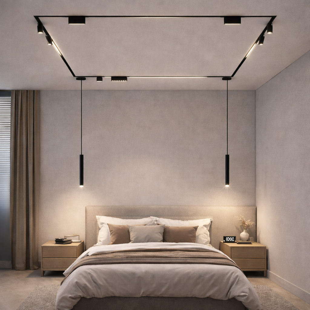 Iluminat magnetic incastrat